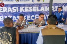 Puluhan kendaraan terjaring razia kecepatan di tol Ngawi Kertosono
