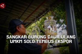 Sangkar burung daur ulang UMKM Solo tembus ekspor