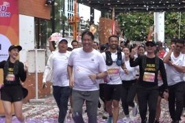 Ikuti "Run for Good Journalism", Purbaya minta media lantang bersuara
