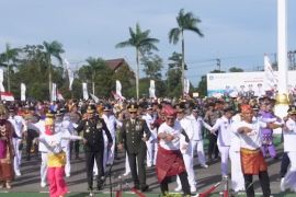 Senam bedincak massal meriahkan HUT ke-25 Babel