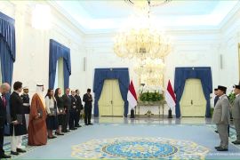 Terima surat kepercayaan 12 Dubes, RI-negara sahabat perkuat kemitraan