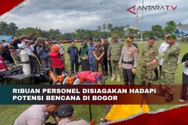 Ribuan personel disiagakan hadapi potensi bencana di Bogor