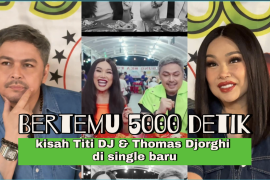 "Bertemu 5.000 detik", kisah Titi DJ & Thomas Djorghi di single baru