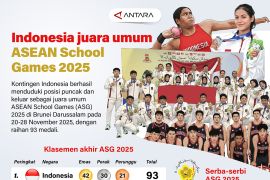 Indonesia juara umum ASEAN School Games 2025
