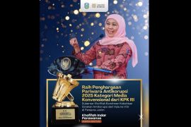 Khofifah sebut penghargaan antikorupsi KPK pacu birokrasi Jatim akuntabel