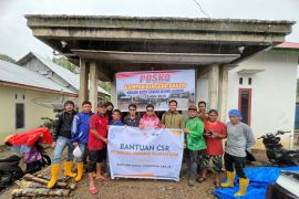 Peduli bencana alam, PT BPP serahkan bantuan sembako ke warga terdampak di delapan kejorongan