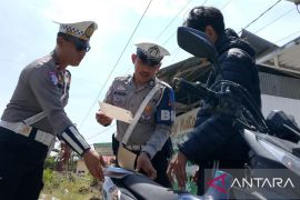 Jumlah teguran kepada pelanggar lalu lintas di Sigi menurun