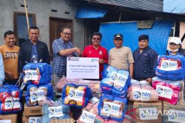 BRI Tarutung bantu korban bencana alam di Tapanuli Utara