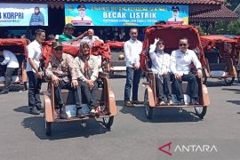Program becak listrik Presiden jangkau 280 pengemudi di Banyumas