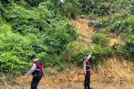 Polres Bengkayang patroli wilayah rawan banjir