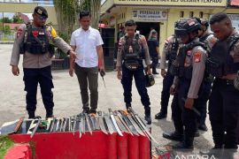 Polres Jayawijaya intensifkan razia sajam jelang Natal