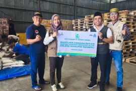 UPZ Baznas Semen Gresik  - BPBD Lumajang bantu korban Semeru