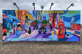 Hunian di Gading Serpong diramaikan mural konsep urban kontemporer