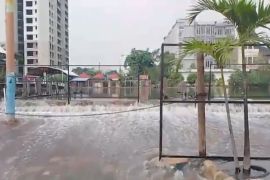 Kawasan Ancol terdampak banjir rob