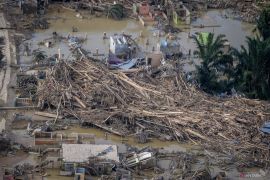Menhut pastikan masih dalami sumber dan status kayu terseret banjir