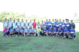 Sepak Bola Jadi Penutup Hangat Studi Tiru KORPRI Balangan di Kotabaru