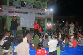 Pulihkan psikologis anak terdampak banjir, Semen Padang adakan trauma healing di Salareh Aia