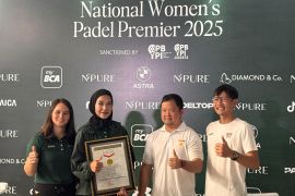 NPURE National Womens Padel 2025 pecahkan rekor MURI