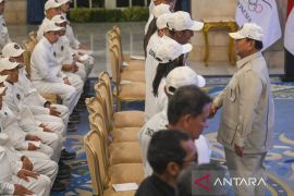 Pesan Prabowo ke kontingen SEA Games: Berikan segalanya yang kau bisa