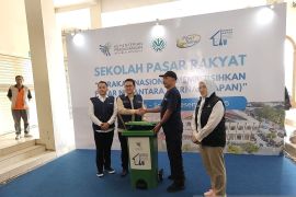 Mendag mencanangkan Gernas Mapan di Pasar Jebres Solo