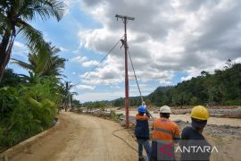 ESDM: Pemulihan listrik di Aceh 52 persen, Sumbar capai 99 persen