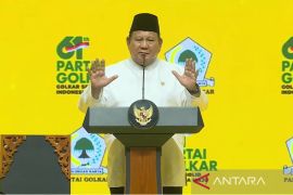 Prabowo apresiasi Golkar sebagai mitra strategis setahun terakhir