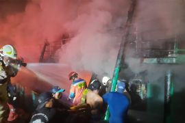 Kebakaran kapal di Muara Baru diduga akibat arus listrik mesin