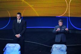 Dokumentasi foto pengundian fase grup Piala Dunia FIFA 2026