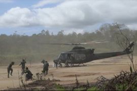 Army airdrops aid to isolated North Tapanuli villages