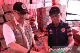 BNPB distribusikan 56 ton bantuan dari Sumsel untuk daerah terdampak bencana