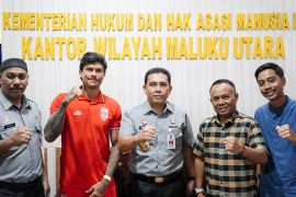 Datangi Kanwil Kemenkum, Pemain Malut United Ciro Alves ajukan permohonan naturalisasi WNI