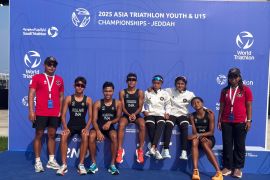 Indonesia raih podium di Asia Youth & U15 Triathlon Jeddah 2025