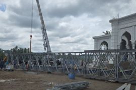 Kementerian PU percepat pemasangan jembatan bailey di Bireun Aceh