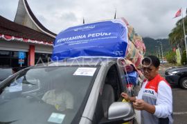Pertamina international shipping kirim bantuan ke Agam