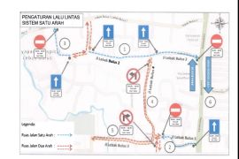 DKI Jakarta mulai uji coba sistem satu arah di Jalan Lebak Bulus II dan III Jaksel