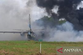 Bandara Depati Amir Pangkalpinang gelar simulasi kecelakaan pesawat