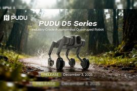 Pudu Robotics Unveils PUDU D5 Series: Industry-Grade Autonomous Quadruped Robots Designed for Complex