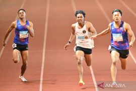 SEA Games 2025 -  Meski cedera, Zohri raih perak lari 100 meter