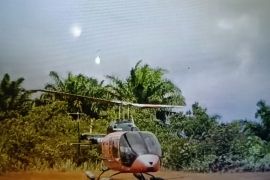 Satu helikopter antar bantuan logistik bencana ke Talamau