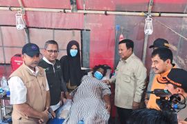 Presiden Prabowo kunjungi Posko Kesehatan milik Pegadaian di Aceh Tamiang