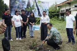 API tanam pohon di Bandara Samrat Manado wujudkan kawasan hijau