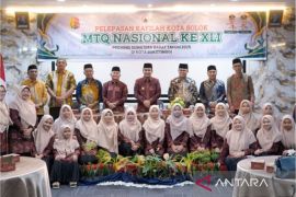 Wali Kota Solok Resmi Lepas Kafilah MTQN Sumbar ke-41