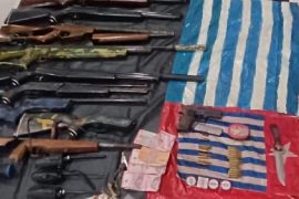 Satgas TNI Habema amankan 13 senjata api dari markas KKB Kodap XVI Dekai Yahukimo