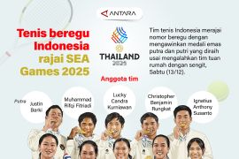 Tenis beregu Indonesia rajai SEA Games 2025