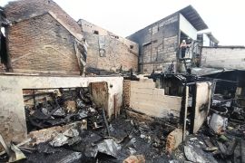 Kebakaran melanda tiga rumah di Gropet, diduga akibat kebocoran gas