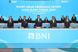RUPSLB BNI angkat Febrio Nathan Kacaribu sebagai komisaris perseroan