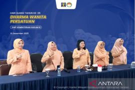 DWP Kemenkum Kalsel ikuti upacara Peringatan HUT DWP ke-26 Tahun 2025