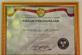 Kantor imigrasi Kerinci raih predikat wilayah bebas korupsi