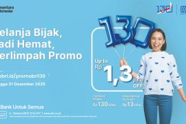 BRI tebar ragam promo diskon spesial di usia ke-130 tahun