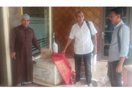 Baintelkam Polres Langkat bansos terdampak banjir